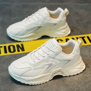 Zapatillas <span class=keywords><strong>Deportivas</strong></span> de Verano 2024 para <span class=keywords><strong>Hombre</strong></span>, Transpirables, de Malla, Casuales, Blancas, con Aumento de Altura y Características Suaves - Product Image 6