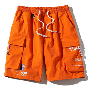 2020 nouveau modèle <span class=keywords><strong>grande</strong></span> poche <span class=keywords><strong>taille</strong></span> élastique demi-short coloré hommes short <span class=keywords><strong>cargo</strong></span> vêtements shorts - Product Image 4