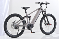 Grand moniteur de vélo électrique tout-terrain, frein hydraulique, gros pneu de vélo électrique, Suspension complète