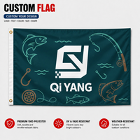 Drapeau personnalisé écologique à impression numérique suspendu, logo durable en polyester, pour promotion intérieure/extérieure lors de tournois et matchs