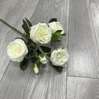 Roses artificielles réalistes à 7 têtes en soie, bourgeons de roses européennes factices pour centre de table, décoration du Nouvel An, de la maison, des mariages et des fêtes