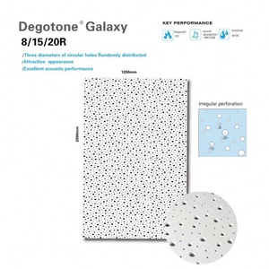 Plafón de Placas de Yeso Perforadas Monolíticas con Perforación Hexagonal, Placa de Yeso Acústica <span class=keywords><strong>Super</strong></span> Lisa con Lana Mineral - Product Image 3