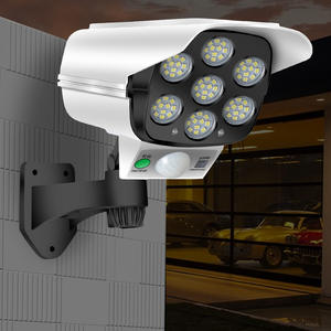 Lámpara Solar de Pared con Sensor de Movimiento, Simulación de Cámara de Seguridad LED Antirrobo - Product Image 2