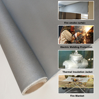 Tissu en fibre de verre enduit de polyuréthane - Résistant à la chaleur de -70°C à 1200°C, ignifuge, imperméable, isolation thermique, découpe sur mesure