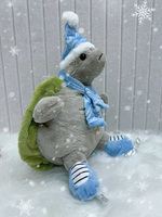 Peluche d'animal simulée en usine, poupée Timmy Turtle, jouet en peluche, coussin de maison, oreiller de lit, cadeau d'anniversaire