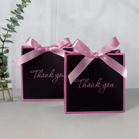 Sacs cadeaux en papier de luxe personnalisés avec fermeture à ruban pour mariage, fiançailles, emballage de bonbons, sacs cadeaux de retour