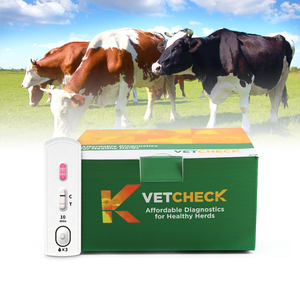 Kit de test rapide d'antigène vétérinaire pour diarrhée bovine, 5 virus rotavirales, coronavirus, cryptosporidium, bactéries E. coli K99, giardia, maladie du veau - Product Image 3