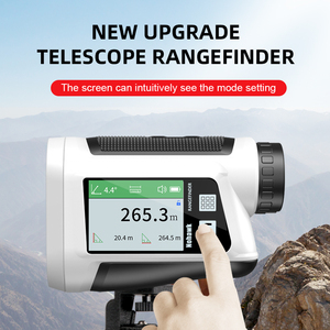 Telémetro Láser Digital de Golf de Alta Precisión NP 1500m con Transmisión de Voz y Pantalla a <span class=keywords><strong>Color</strong></span> HD Lateral, Telémetro de Mano para Caza - Product Image 2