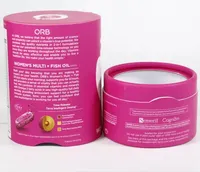 Tube en papier cylindrique personnalisé biodégradable en kraft de luxe pour cosmétiques, lunettes de soleil et huiles essentielles
