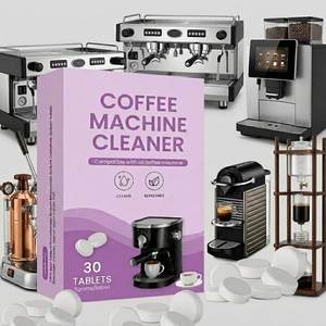 Tablettes détartrantes et nettoyantes pour machine à café, nettoyage en profondeur et détartrage pour toutes les machines à café, machine à expresso, OEM, marque privée - Product Image 3