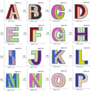 Stock drôle dessin animé <span class=keywords><strong>lettre</strong></span> broche émail broche personnalité mignonne 26 anglais <span class=keywords><strong>lettre</strong></span> sac accessoires broche Badge - Product Image 5