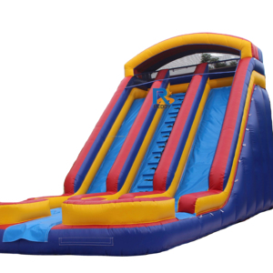 Đầy Màu Sắc Tùy Chỉnh Thương Mại Trượt Bơm Hơi Trượt Nước Hồ Bơi Đôi Làn Đường Và Hồ Bơi Trượt Nước Bơm Hơi Với Hồ Bơi - Product Image 1