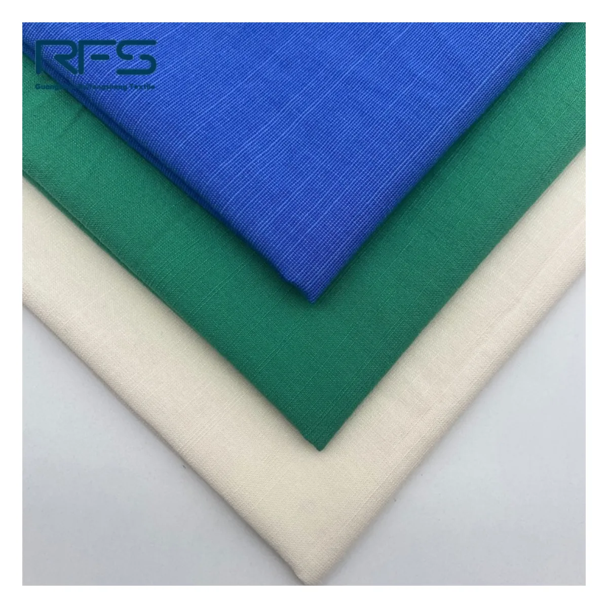 Approvisionnement d'usine 45% viscose 55% coton doux couleur unie bambou noeud tissu chemise robe vêtements maison textile tissu