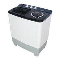 Hot Sale XPB110-2009SK Manual Twin Tub Washer Spin Dryer with Rubbing Board
