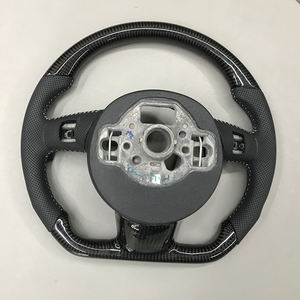 Volante de fibra de carbono personalizado <span class=keywords><strong>A6</strong></span> S6 RS6 <span class=keywords><strong>C7</strong></span> 2016-2018 Volante de repuesto para <span class=keywords><strong>Audi</strong></span> S6 <span class=keywords><strong>C7</strong></span>.5 2016-2018 Rueda de carbono LED - Product Image 3