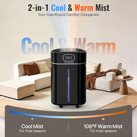 Appareils électroménagers intelligents, humidificateur ultrasonique à brume froide et chaude de grande capacité, humidificateur commercial