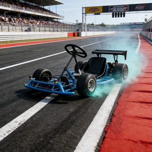 Go Kart Eléctrico de Alta Calidad, Kit de Go Kart Eléctrico de 24V 1000W, Rápido y con Derrapes, para Niños y Adultos, Juego al Aire Libre, Regalo - Product Image 2
