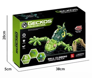 Novedad caliente juguetes recargables 6 CH RC pared escalada <span class=keywords><strong>Gecko</strong></span> juguetes con luz biomimético gatear insectos broma juguetes para niños regalo - Product Image 6