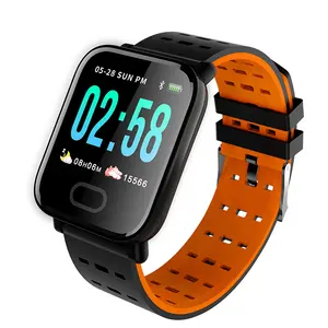 A6 Smart Watch IP67 Waterproof Customized Logo Heart Rate Tracker Answer Call SIM Card Smartwatch for iphone12