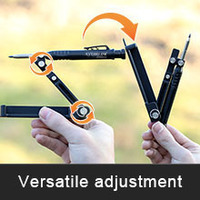 Construction bricolage outil de traçage du bois outil de marquage de scribe trou profond charpentier crayon avec jauge de contour recharges noyaux de couleur