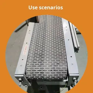 2 Camada Anti-derrapante Black Diamond Padrão PVC Correia Transportadora com Quadrado Padrão Grade para Lixar Máquina - Product Image 5