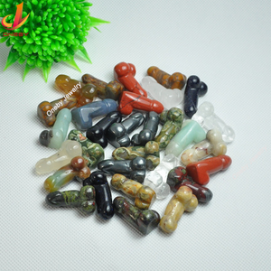 Großhandel Natur handwerk Heils teine Mini Penis Kristall Penis Kristall <span class=keywords><strong>Dildo</strong></span> Penis Edelstein Kristall Handwerk - Product Image 2