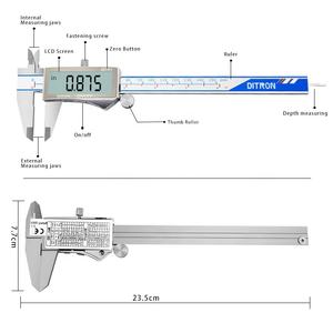 Digitaler Metallhalter Edelstahl-Vernier-Halter elektronischer Mikrometer-Legler Tiefenmesswerkzeug Messinstrument - Product Image 3