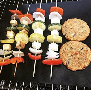 Tapete para Barbacoa de Alta Calidad con Logotipo Personalizado, Accesorios para Parrilla, Precio Competitivo, Revestimientos para Horno de PTFE, Doble Cara, Impermeables y Antiadherentes - Product Image 4
