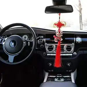 พวงกุญแจสิงโตเต้นน่ารักสไตล์จีน,พวงกุญแจโลหะสีโรสโกลด์จี้ยูนิคอร์นกระจกมองหลังสำหรับรถยนต์ปี2019Hot
