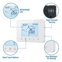 Thermostat numérique pour chaudière à gaz, pour système de chauffage domestique, contrôleur de température programmable, thermostat mural avec écran LCD