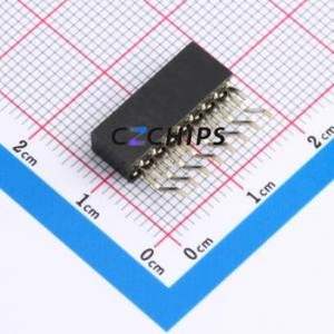 HX PM2.0-2x8P WT Pin Socket SMD,P=2mm,Horizontal Mount Connector ( Jack Structure: 2x8P )( Pitch: 2mm )( Row Spacing: 2mm ) - Product Image 2