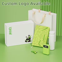 Ensemble Cadeau d'Affaires Personnalisé Haut de Gamme en Cuir PU avec Batterie Externe, Carnet et Clé USB – Nouveaux Produits Tendance 2026 pour Cadeaux de Bureau