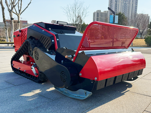 Tondeuse à fléaux télécommandée sur chenilles certifiée CE EPA 760mm <span class=keywords><strong>Robot</strong></span> de tonte de défrichement de terres agricoles Ventes directes d'usine - Product Image 6