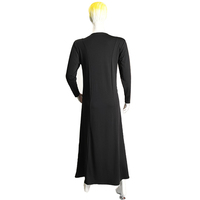 Robe longue islamique à lacets pour femmes, vêtements musulmans de base, mode moyen-orient, Abaya Burqa
