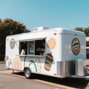 2025 Stainless Steel Fast Trailer With <b>Kitchen</b> Ice Cream Coffee Food Truck - Product Image 2