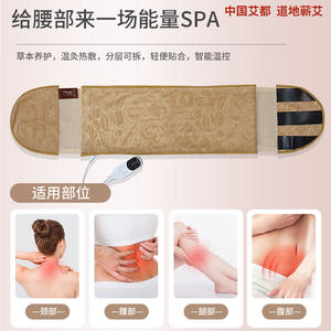 Ceinture de moxibustion électrique Qi Ai avec thérapie thermique pour le soutien de la taille et la chaleur du corps entier - Product Image 2