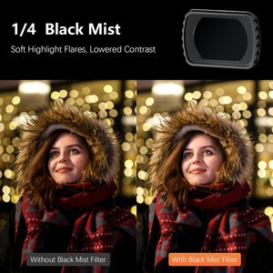 Kit de Filtros ND para DJI Osmo Pocket 3, Accesorios de Vidrio Óptico HD, Fijación Magnética, Black Mist CPL ND16/ND64/ND256 - Product Image 6