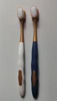 Brosse à dents pour adultes Lidercare avec logo personnalisé, poils doux, manche en silicone pour l'élimination de la plaque dentaire, pour usage domestique