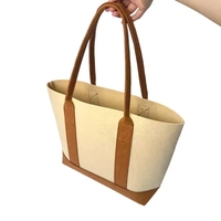Sac de rangement réutilisable en feutre, sac à main pour femme, sac de rangement tendance, logo personnalisable, qualité internationale, vente en gros, pliable