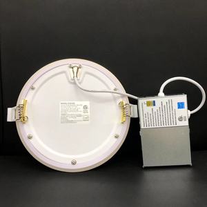 Pot lumineux doré ETL ES FCC 4 ''6'' 9W + 3w 12W + 3W 5CCT avec veilleuse Dim to Warm Vert Bleu Rose Violet 100-130v 100-277v - Product Image 4