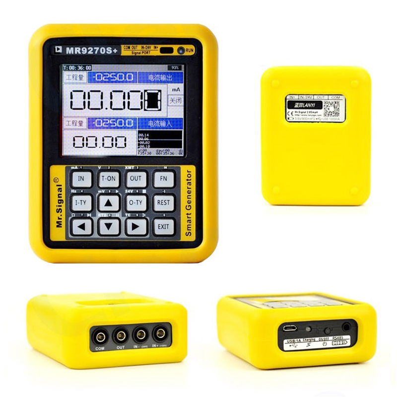 Cleqee MR9270S 4-20mA signal generator calibration Current voltage floating measurement