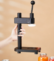 Nouvelle conception de machine à sceller les canettes manuelle commerciale pour le thé au lait, machine à capsuler les canettes PET, outils de cuisine intelligents