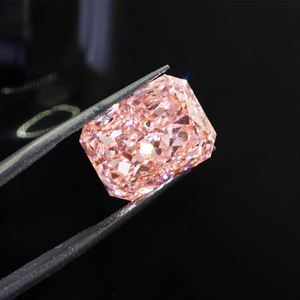 1-10ct IGI สำหรับ GIA ได้รับการรับรองโดย VVS ความชัดเจนห้องปฏิบัติการสร้างเพชรตัดสีเขียวมรกต CVD ห้องปฏิบัติการปลูกเครื่องประดับสีชมพูที่มีคุณภาพสูงหลวม - Product Image 2