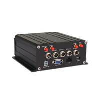 H.265 720P 1080P AHD Caméra 4 canaux Mobile DVR avec 4G GPS WIFI ADAS BSD DMS Système de vidéosurveillance pour bus de camion en option Aide à l'inversion de voiture