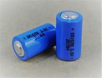 بطارية كينجكونغ 1/2AA ER14250 V ، أسطوانية ليثيوم أولية عالية السعة V mAh ، من نوع V