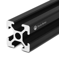 Profilé en aluminium extrudé industriel 6063 T5, série 6000, avec rainures en T et en V, pour systèmes robotiques automatisés et cadres d'enclos
