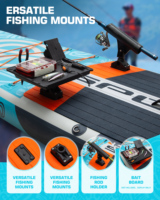 PF, venta al por mayor, mesa de pesca, tabla de Paddle inflable Sup, tabla de Surf para deportes acuáticos con asiento, soporte para caña de pescar