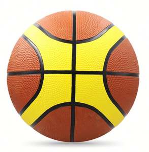 Ballon de basketball en caoutchouc avec logo personnalisé - Taille officielle 7 - Ballon d'entraînement pour équipe - Utilisation intérieure/extérieure - Design 12 panneaux - Ballon de jeu professionnel - Product Image 2