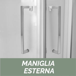Mampara de Ducha Semicircular Moderna de 90 cm con Vidrio Templado de 6 mm y Marco de Aluminio, Esencial para Baños, Hoteles y Villas - Product Image 5