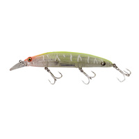LUTAC Pêche au brochet Plastique ABS Leurre flottant Minnow Petit plomb suspendu en Bally 110mm/21g